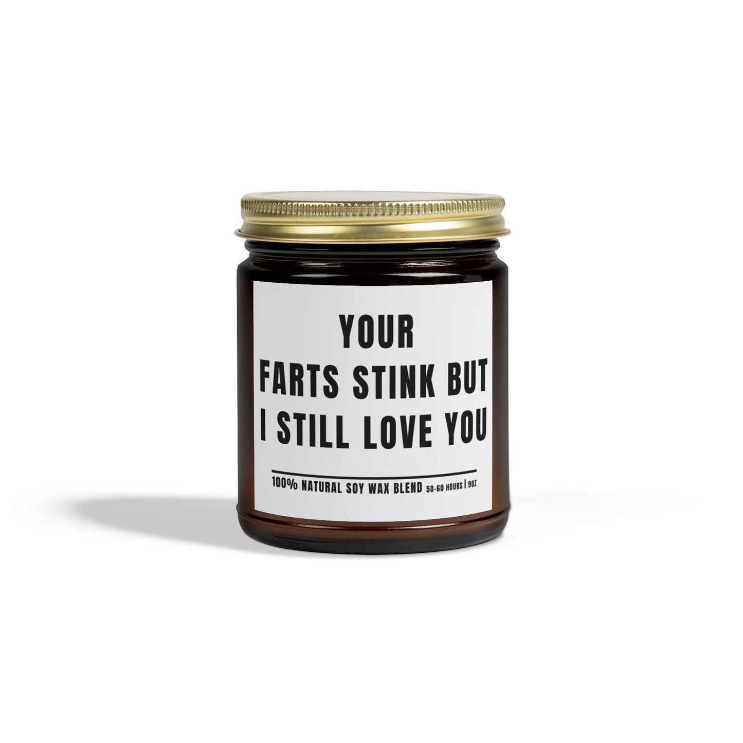 For Love | Your Farts | Scented Candles, Coconut Apricot Wax  9oz