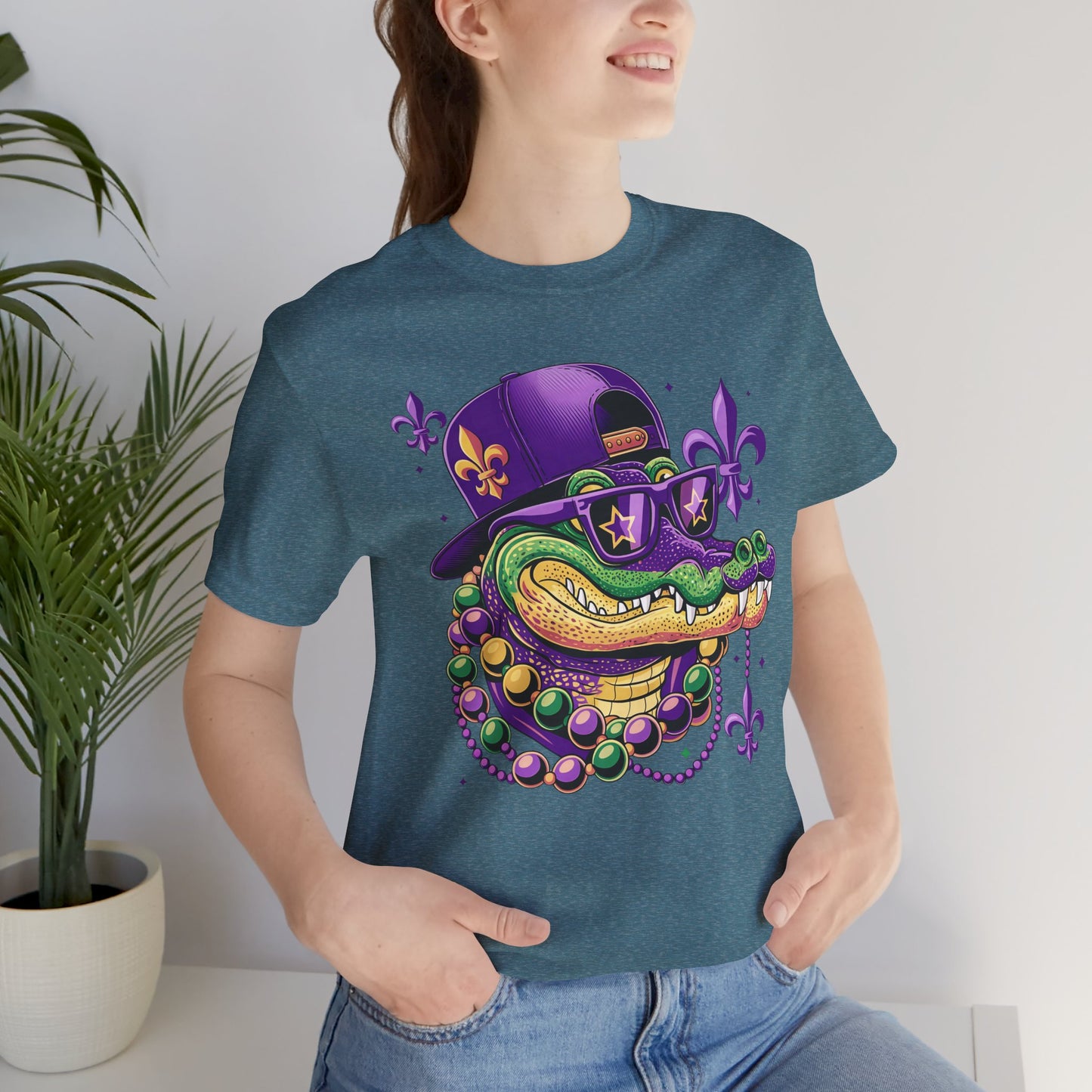 Mardi Gras Design02 Unisex Jersey Short Sleeve Tee