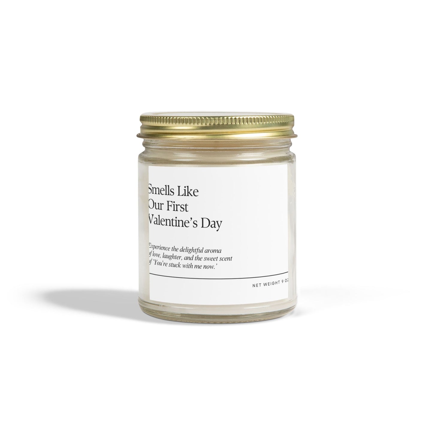 For Love | Valentines Gift For Him | Scented Candles, Coconut Apricot Wax  9oz
