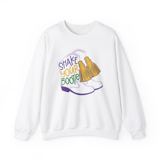Mardi Gras | Boots | Unisex Heavy Blend™ Crewneck Sweatshirt