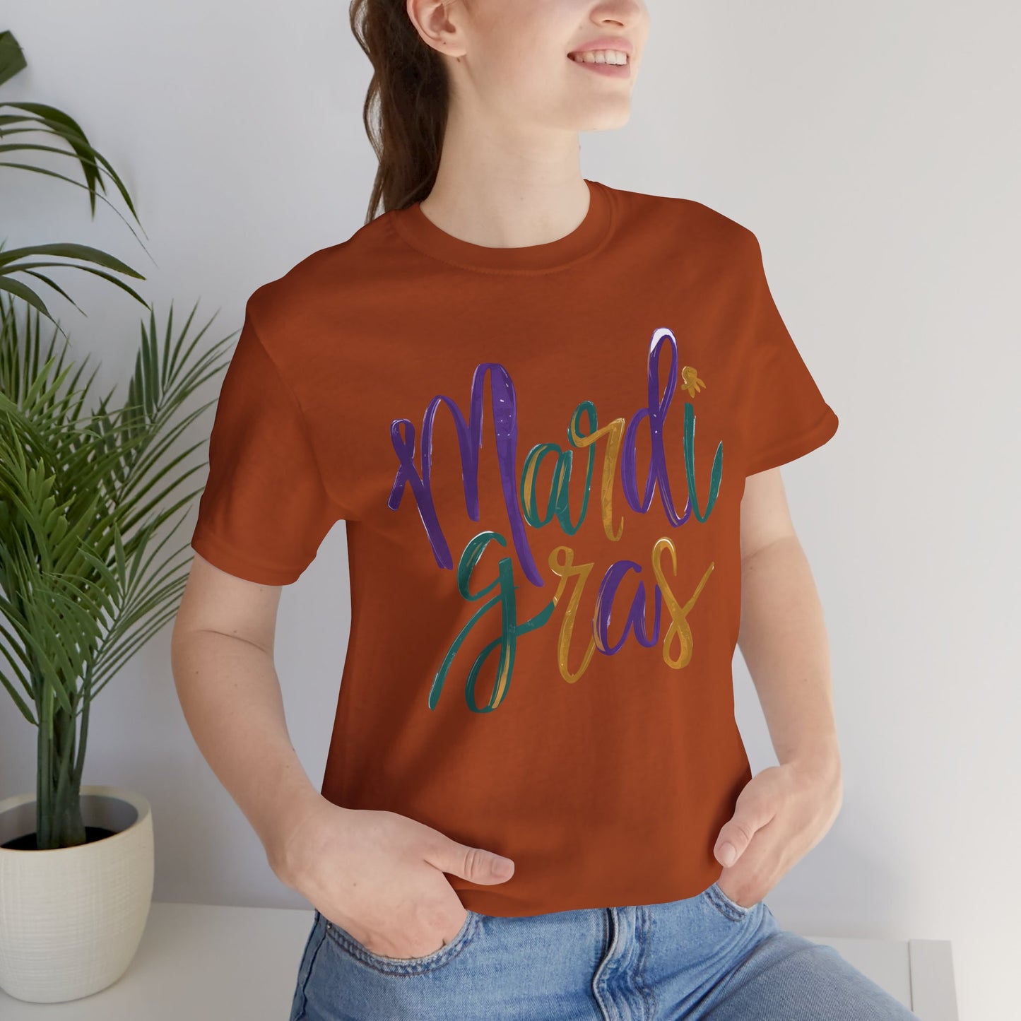 Mardi Gras Design01 Unisex Jersey Short Sleeve Tee