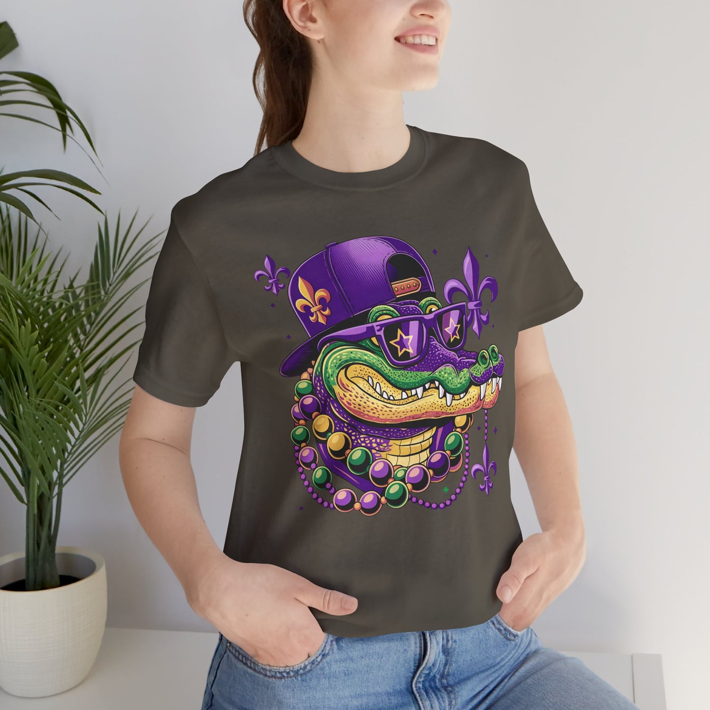 Mardi Gras Design02 Unisex Jersey Short Sleeve Tee