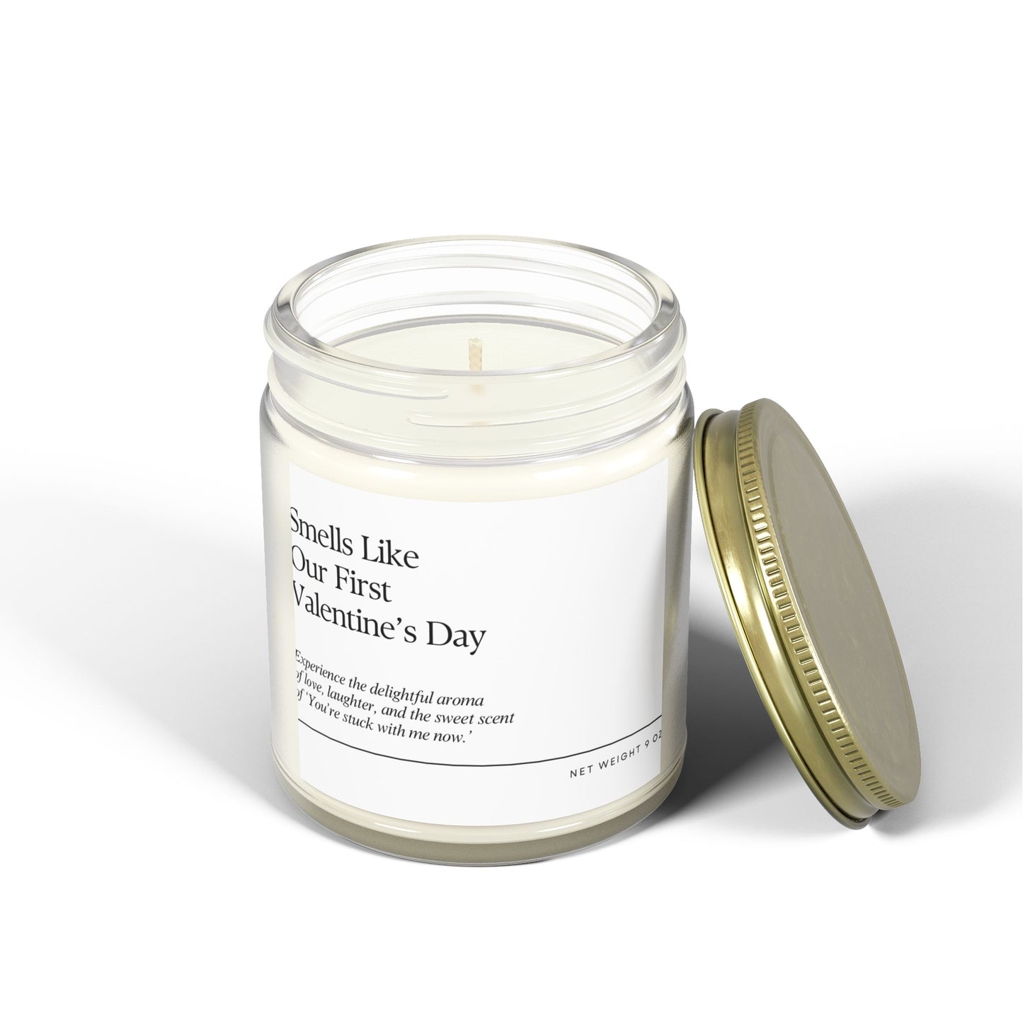 For Love | Valentines Gift For Him | Scented Candles, Coconut Apricot Wax  9oz