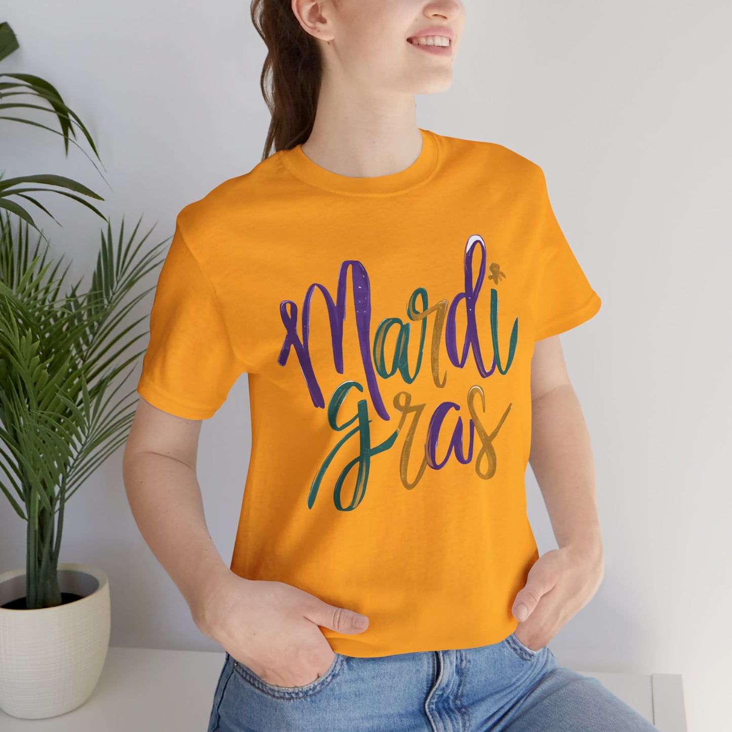 Mardi Gras Design01 Unisex Jersey Short Sleeve Tee
