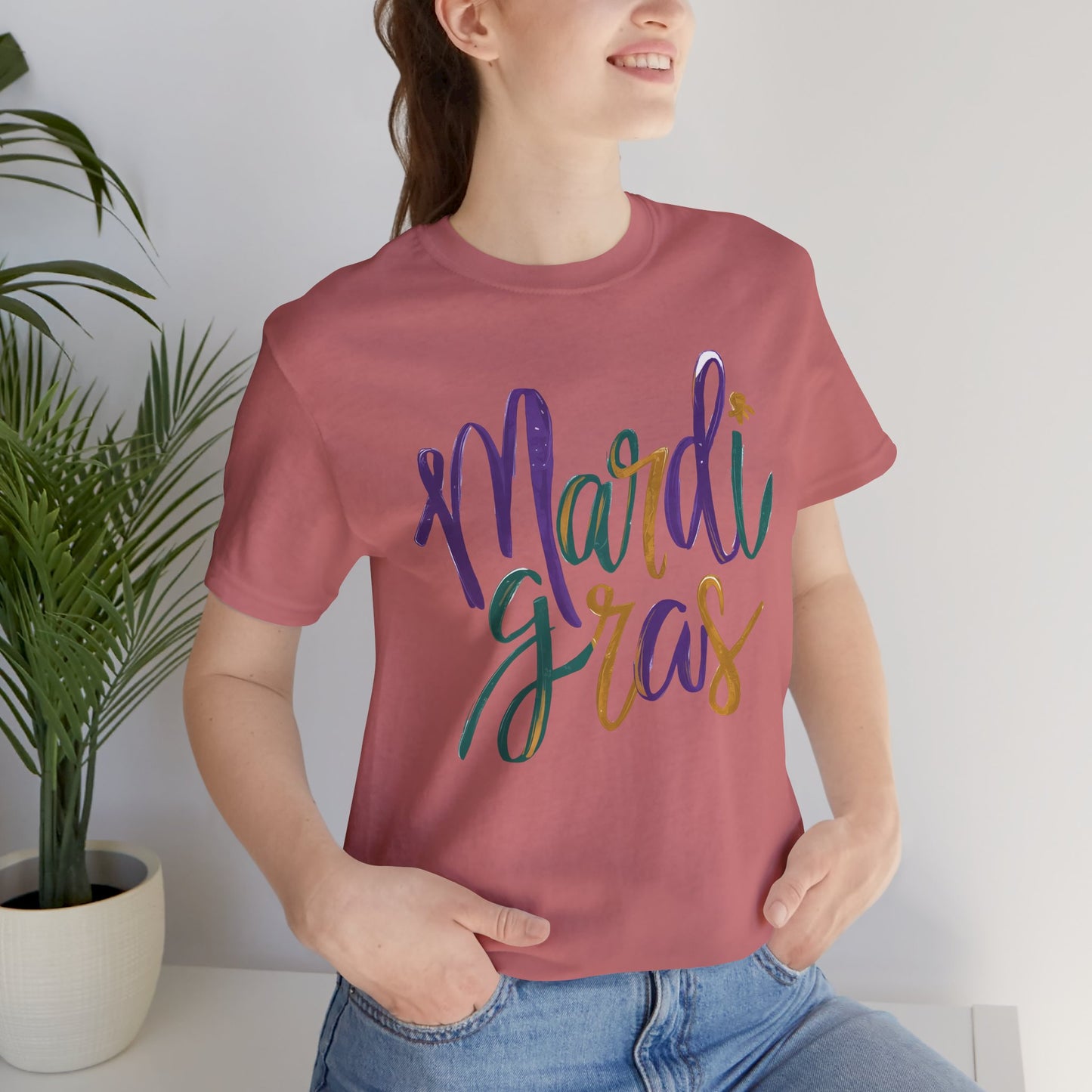 Mardi Gras Design01 Unisex Jersey Short Sleeve Tee