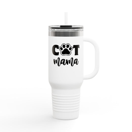 Cat Lovers | Cat Mama | Insulated Travel Mug, 40oz