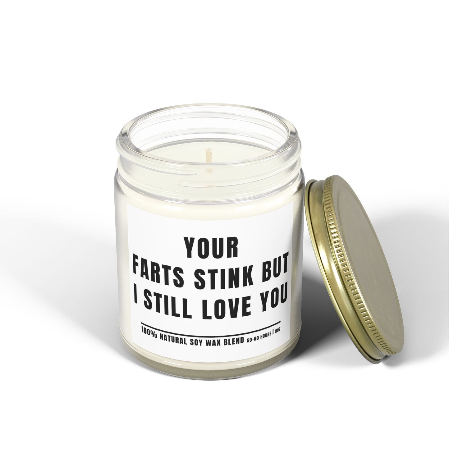 For Love | Your Farts | Scented Candles, Coconut Apricot Wax  9oz