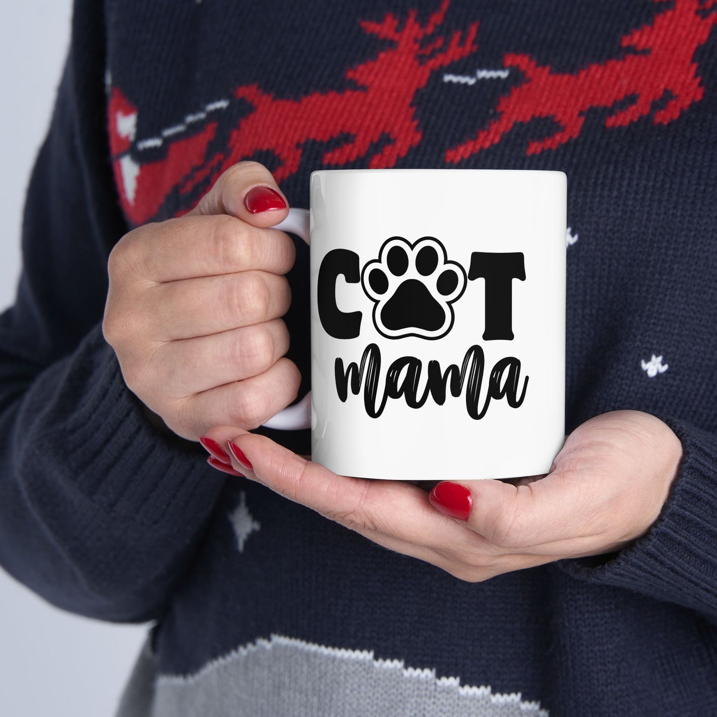 Cat Mama - Ceramic Mug, (11oz, 15oz)