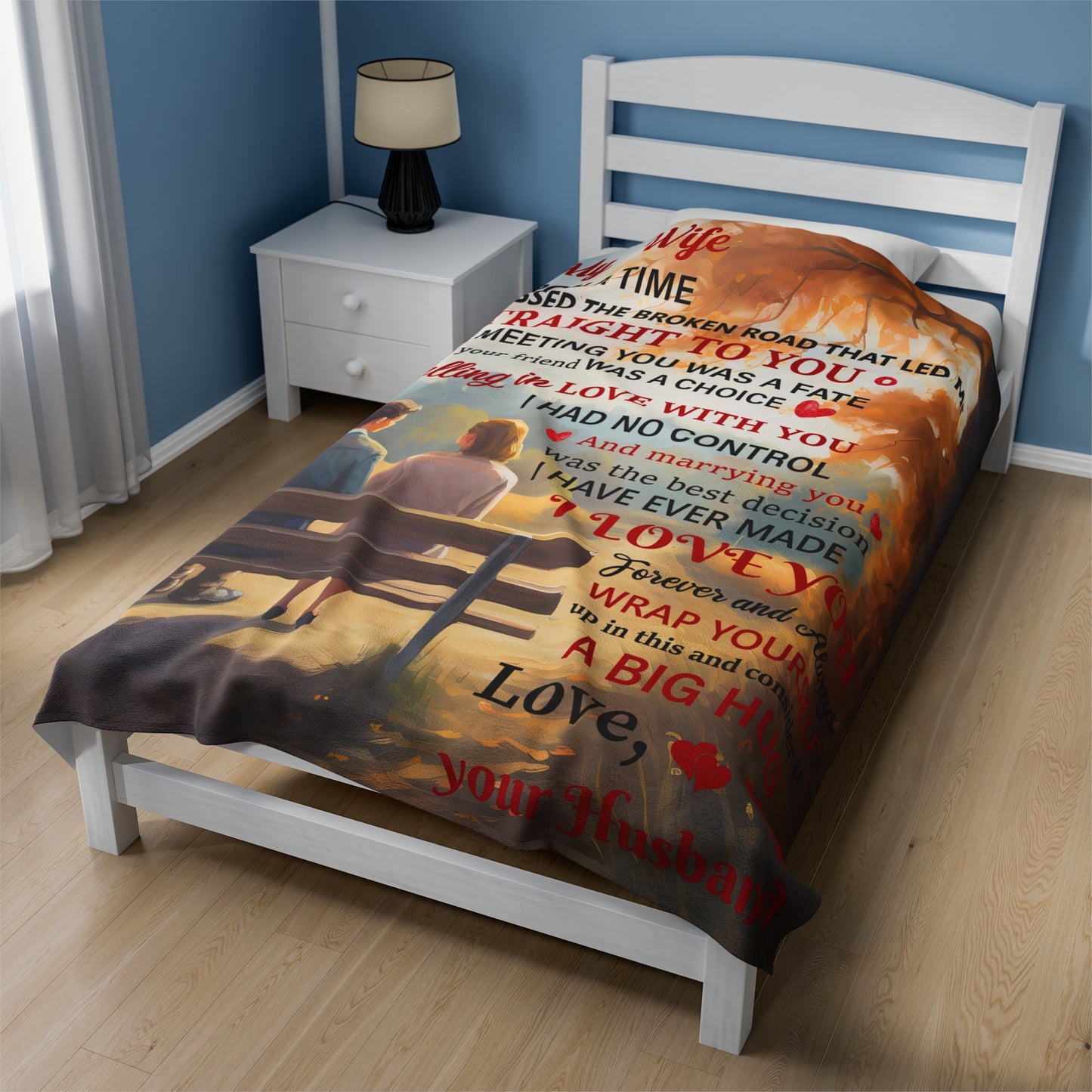 To My Son | Once Upon A Time | Velveteen Plush Blanket 80"x60"