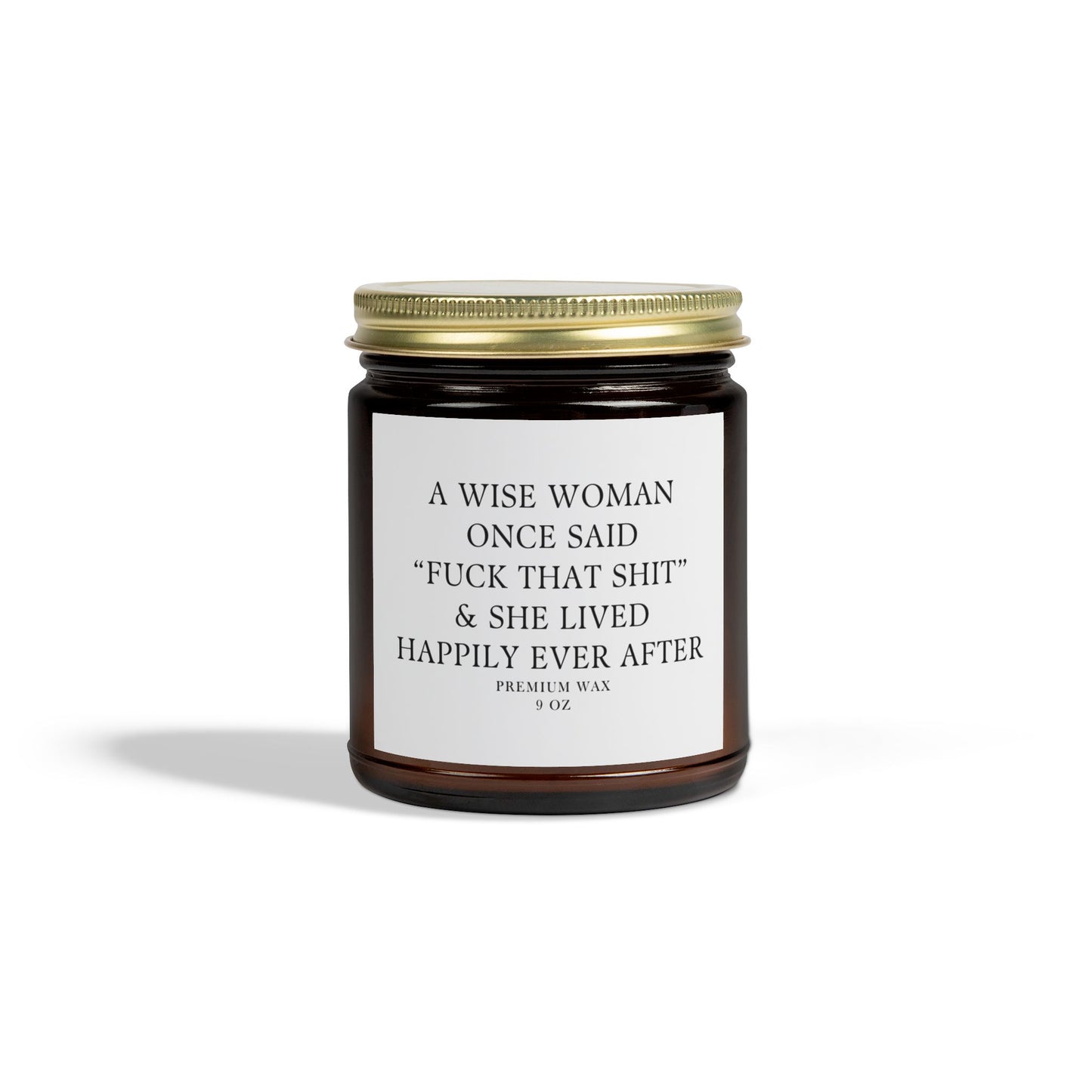 Funny | A Wise Woman | Scented Candles, Coconut Apricot Wax  9oz