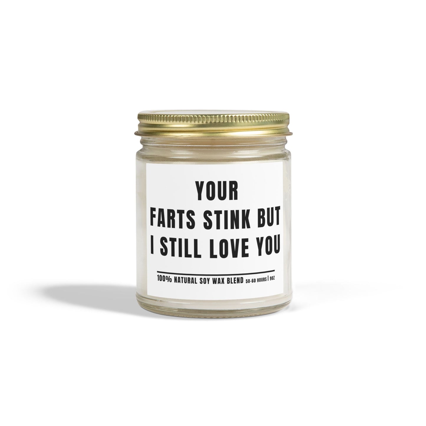 For Love | Your Farts | Scented Candles, Coconut Apricot Wax  9oz