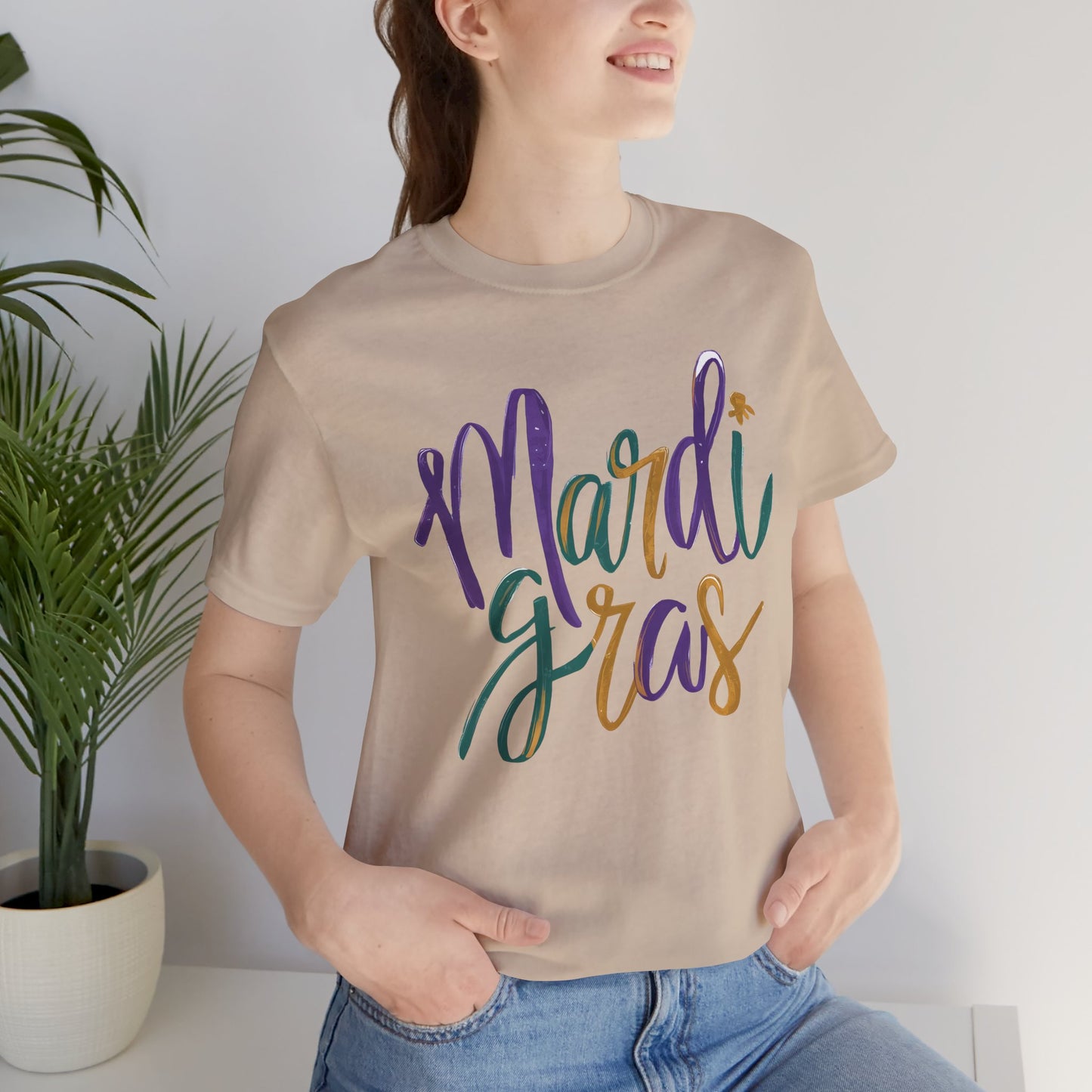 Mardi Gras Design01 Unisex Jersey Short Sleeve Tee