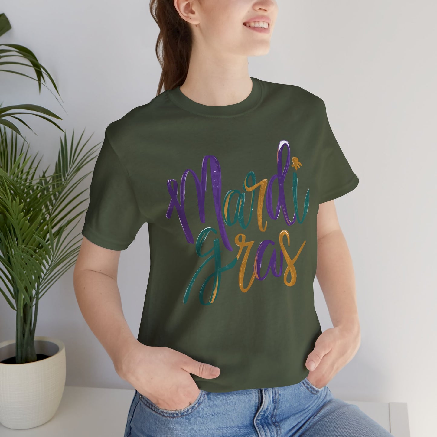 Mardi Gras Design01 Unisex Jersey Short Sleeve Tee