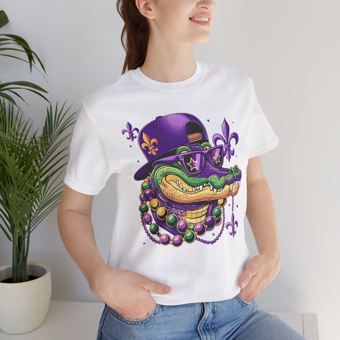 Mardi Gras Design02 Unisex Jersey Short Sleeve Tee
