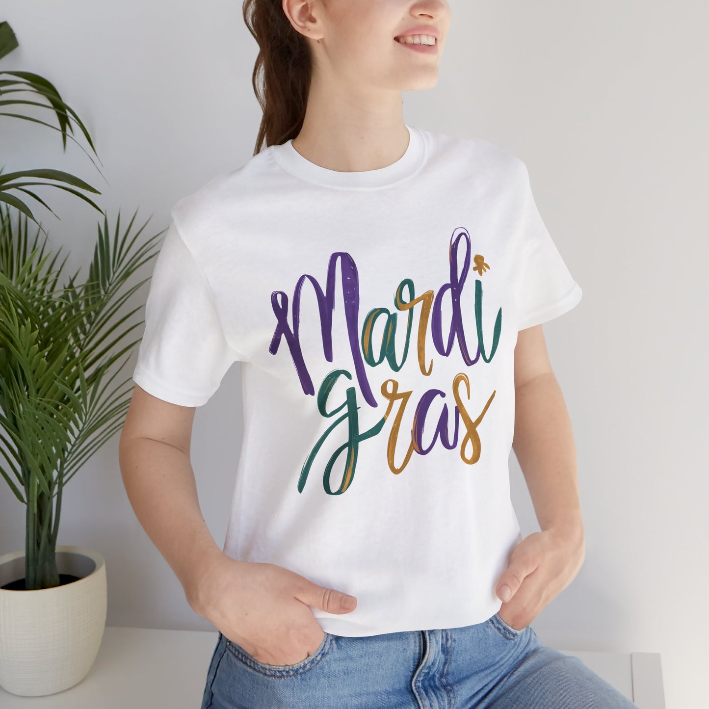 Mardi Gras Design01 Unisex Jersey Short Sleeve Tee