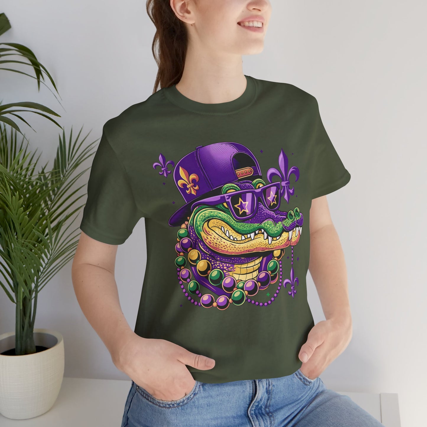 Mardi Gras Design02 Unisex Jersey Short Sleeve Tee
