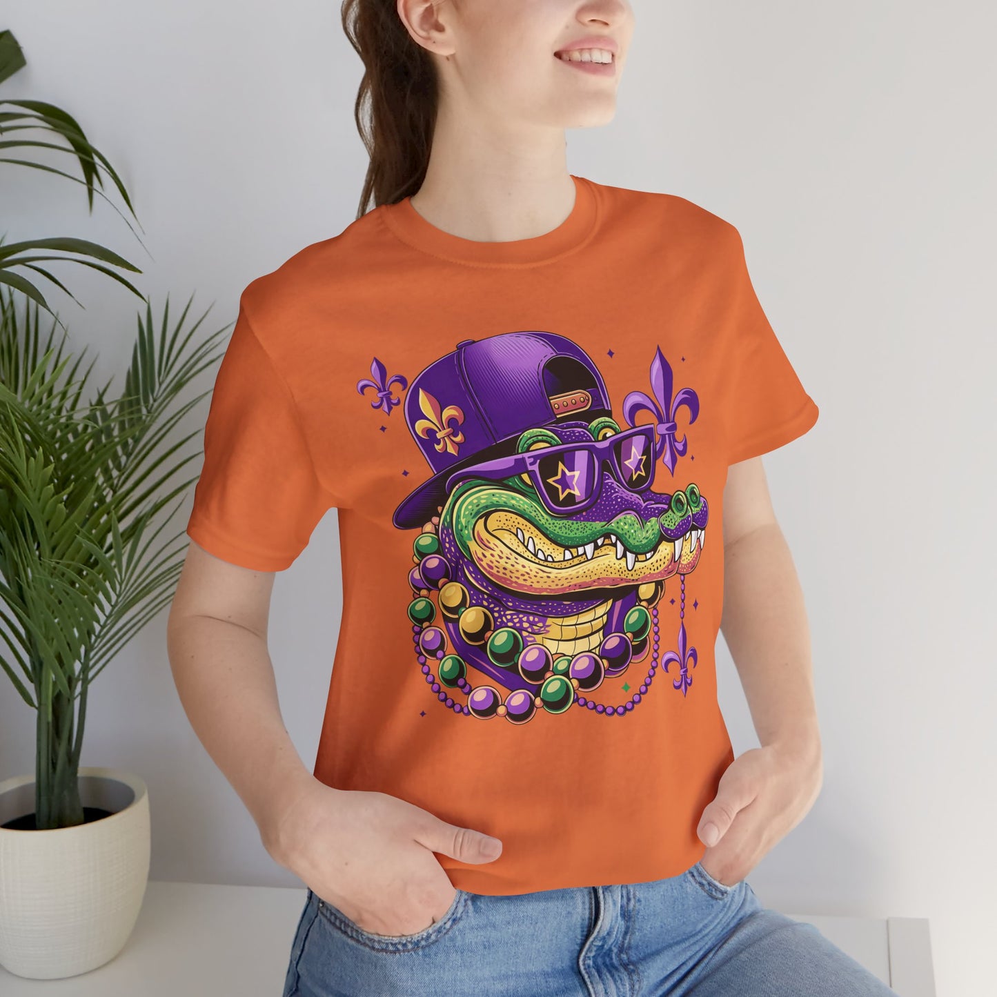 Mardi Gras Design02 Unisex Jersey Short Sleeve Tee