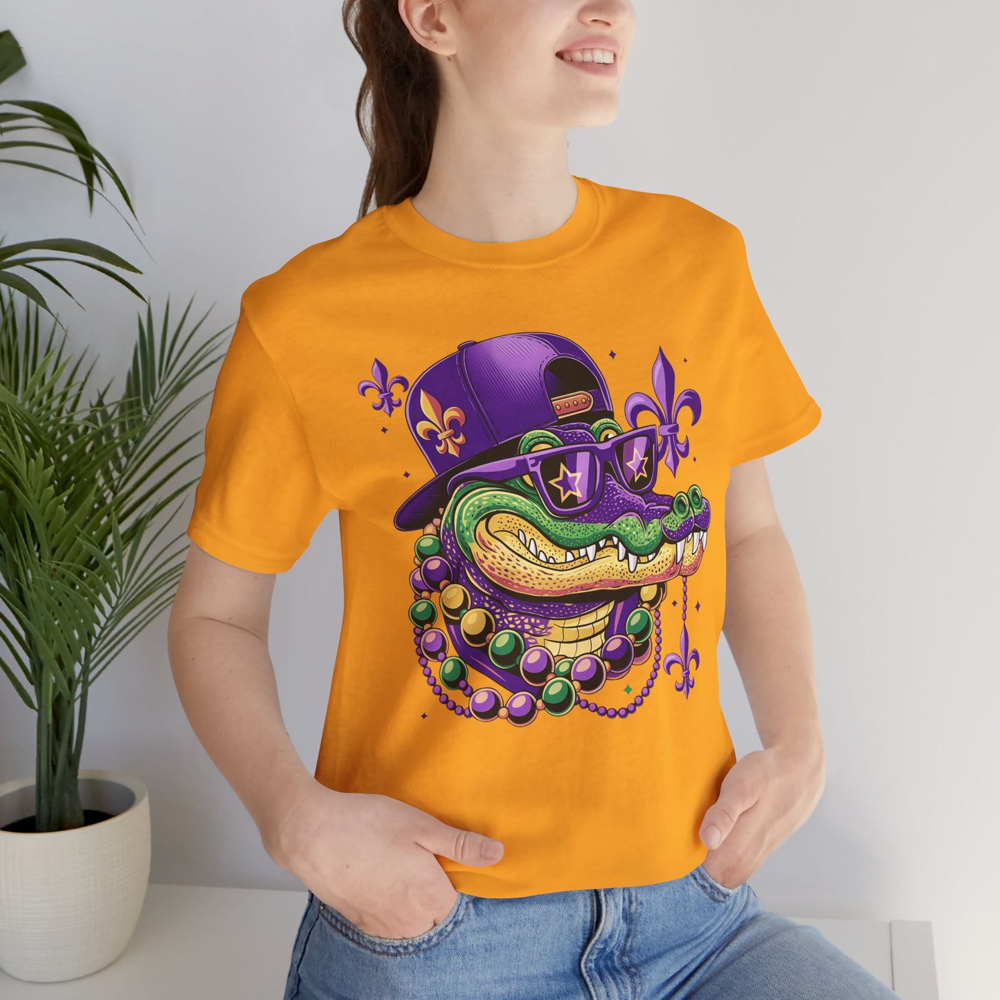 Mardi Gras Design02 Unisex Jersey Short Sleeve Tee