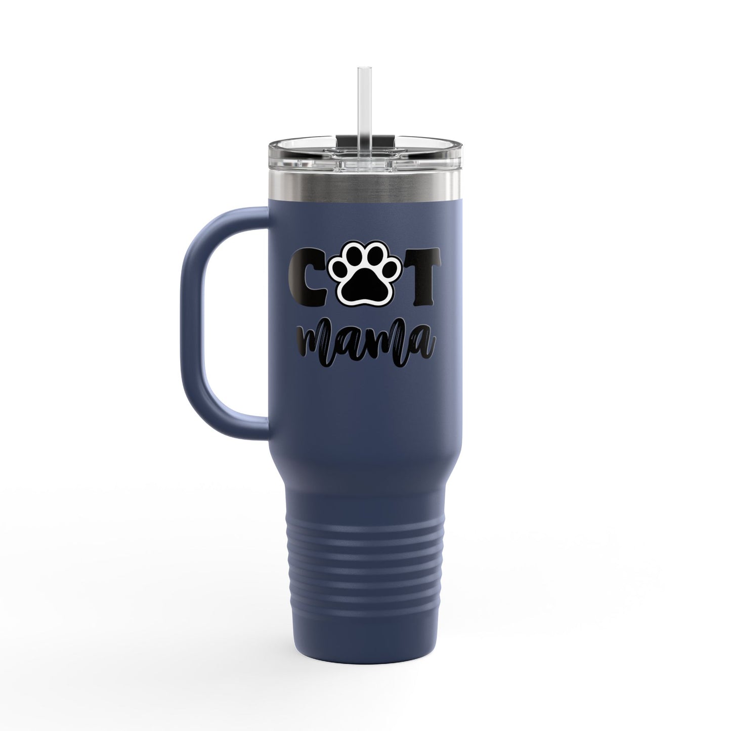 Cat Lovers | Cat Mama | Insulated Travel Mug, 40oz