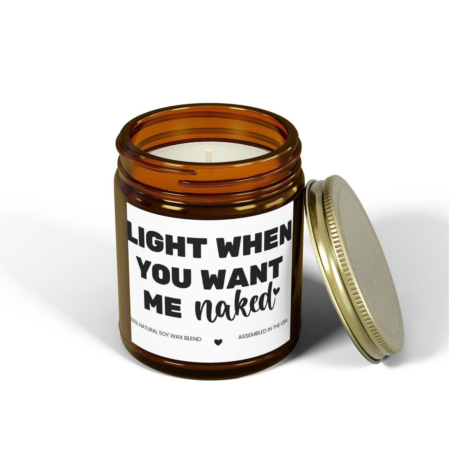 For Love | Light when you | Scented Candles, Coconut Apricot Wax  9oz