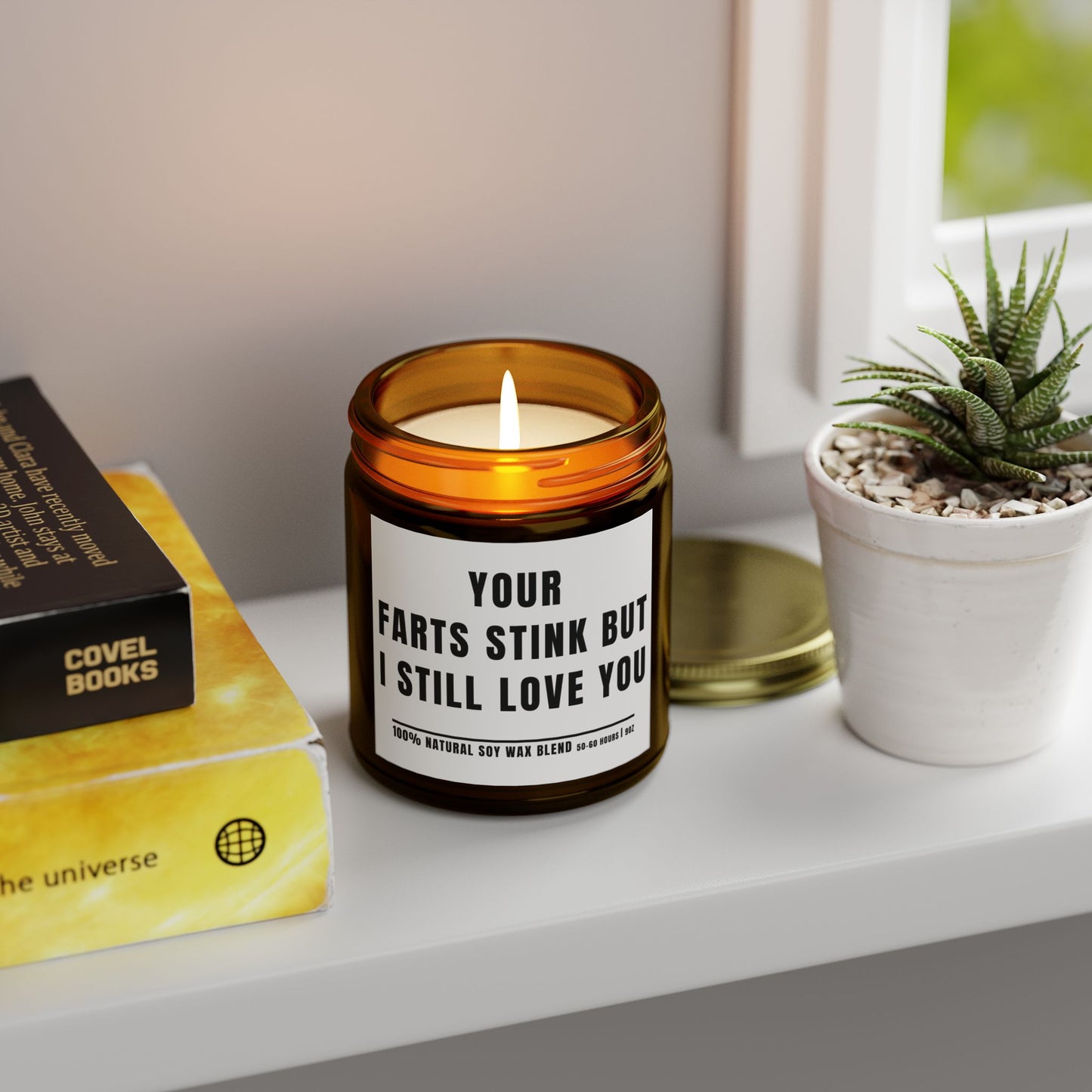 For Love | Your Farts | Scented Candles, Coconut Apricot Wax  9oz