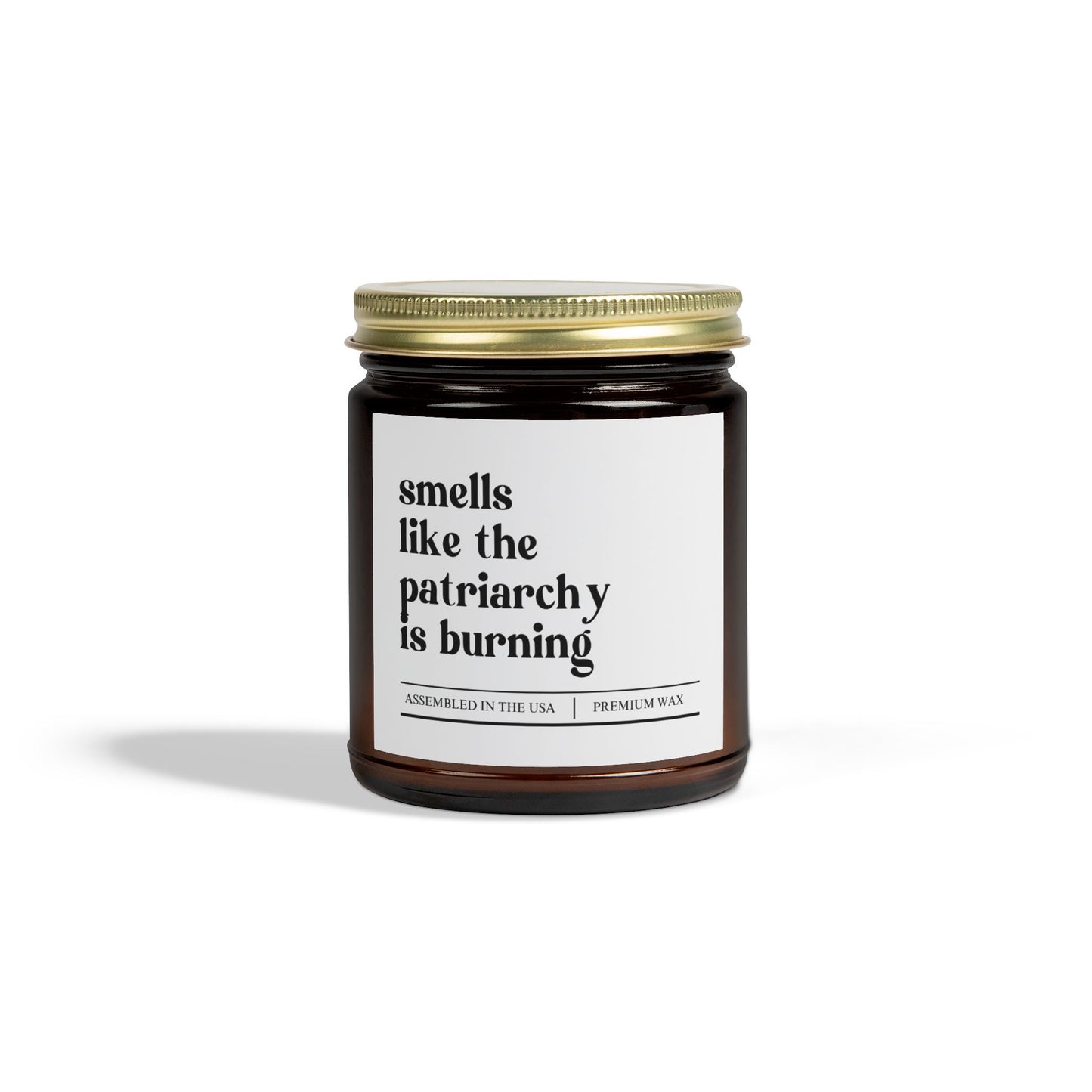 Awareness | Smells Like The Patriarchy | Scented Candles, Coconut Apricot Wax 9oz