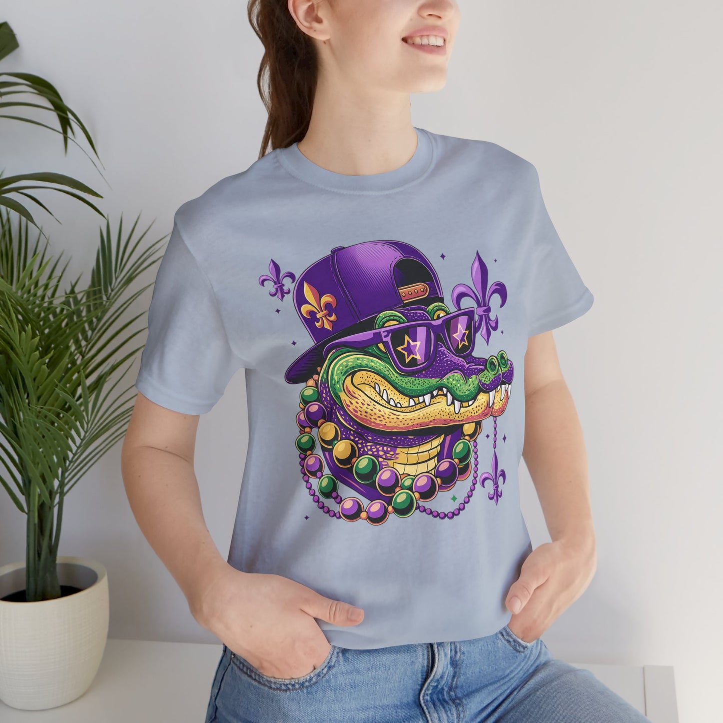 Mardi Gras Design02 Unisex Jersey Short Sleeve Tee