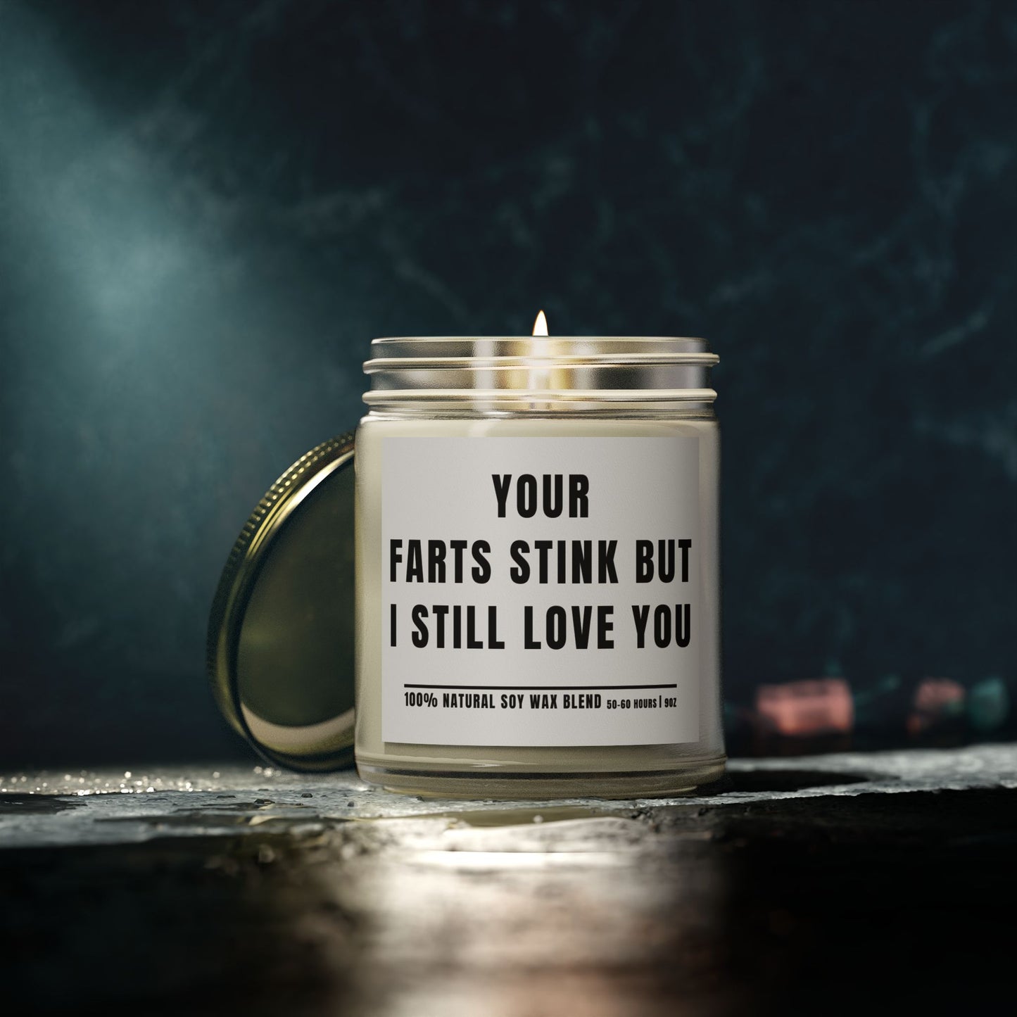 For Love | Your Farts | Scented Candles, Coconut Apricot Wax  9oz