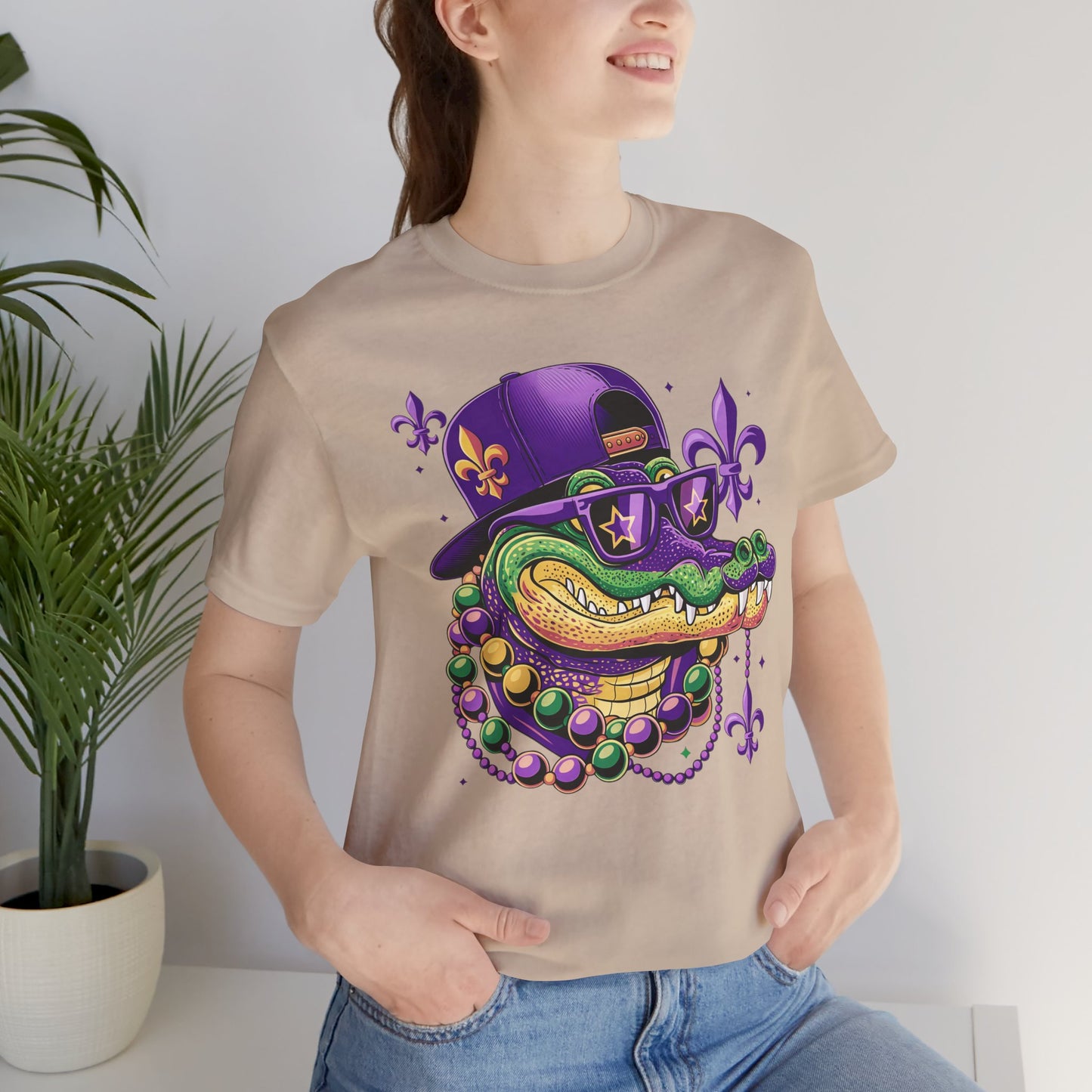 Mardi Gras Design02 Unisex Jersey Short Sleeve Tee