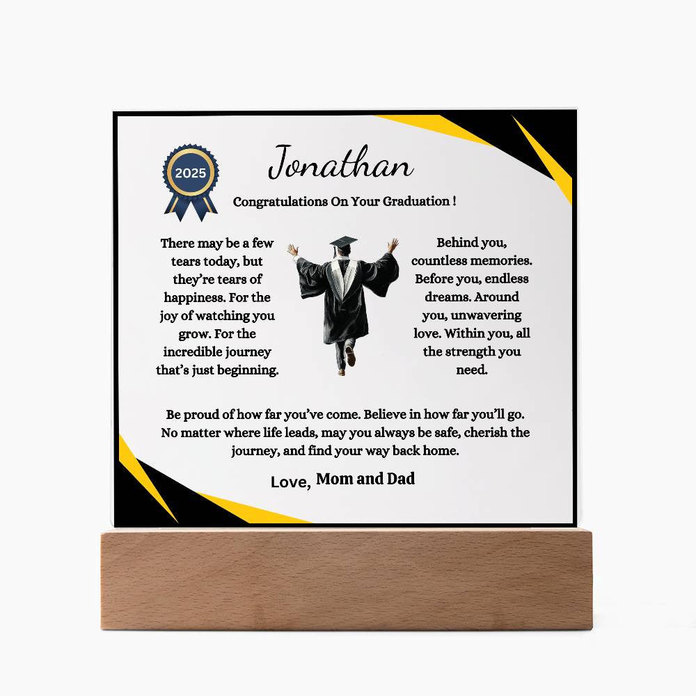 Graduation - Best Gift for Graduation - Acrylic Square Plaque