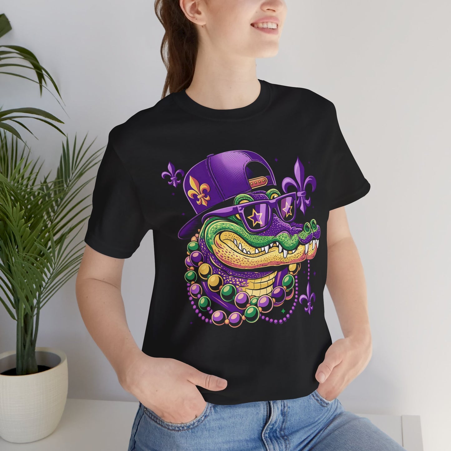 Mardi Gras Design02 Unisex Jersey Short Sleeve Tee