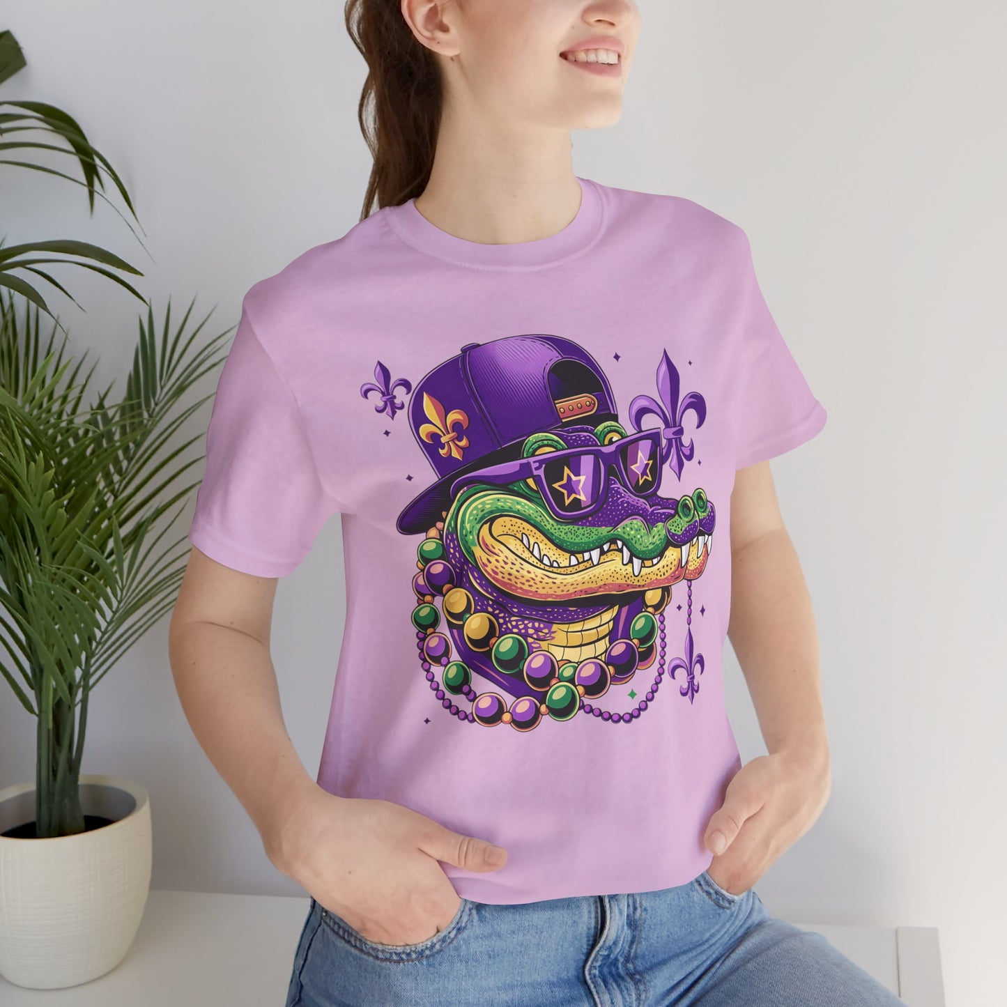 Mardi Gras Design02 Unisex Jersey Short Sleeve Tee