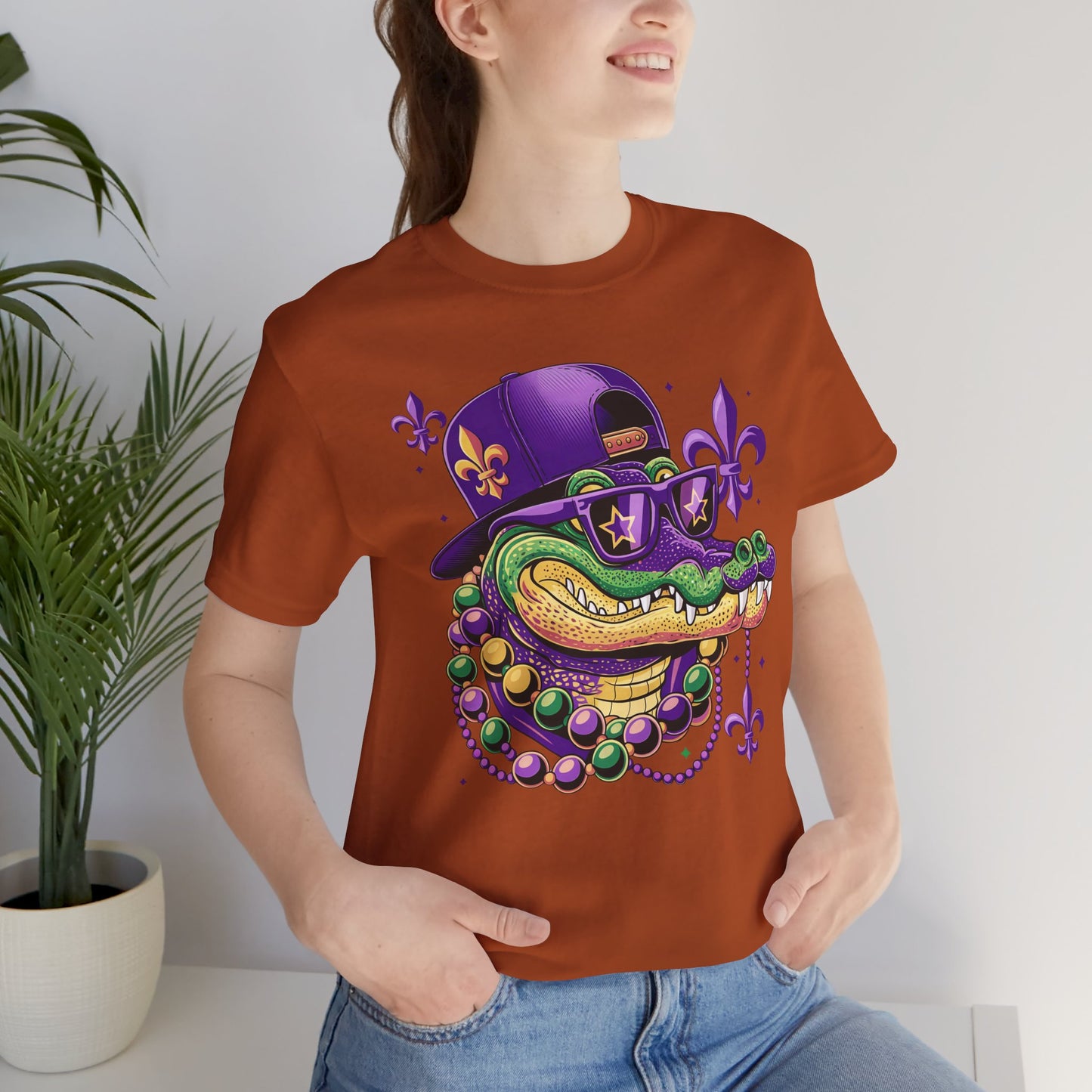 Mardi Gras Design02 Unisex Jersey Short Sleeve Tee