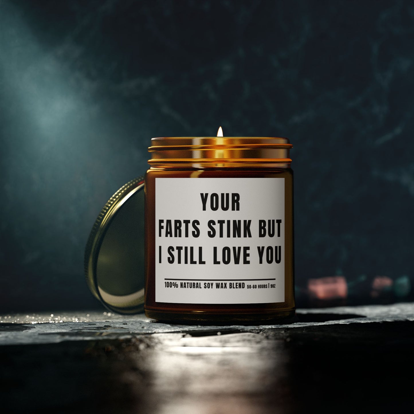 For Love | Your Farts | Scented Candles, Coconut Apricot Wax  9oz