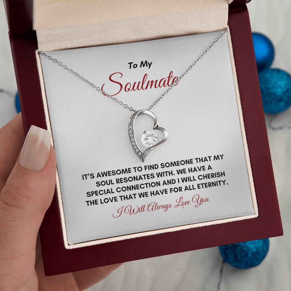 To My Soulmate | It's Awesome To Find | Forever Love Necklace