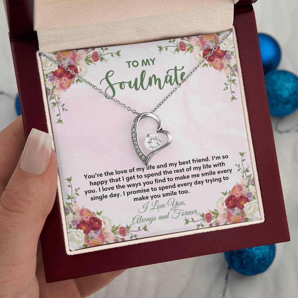 To My Soulmate | You're The Love | Forever Love Necklace