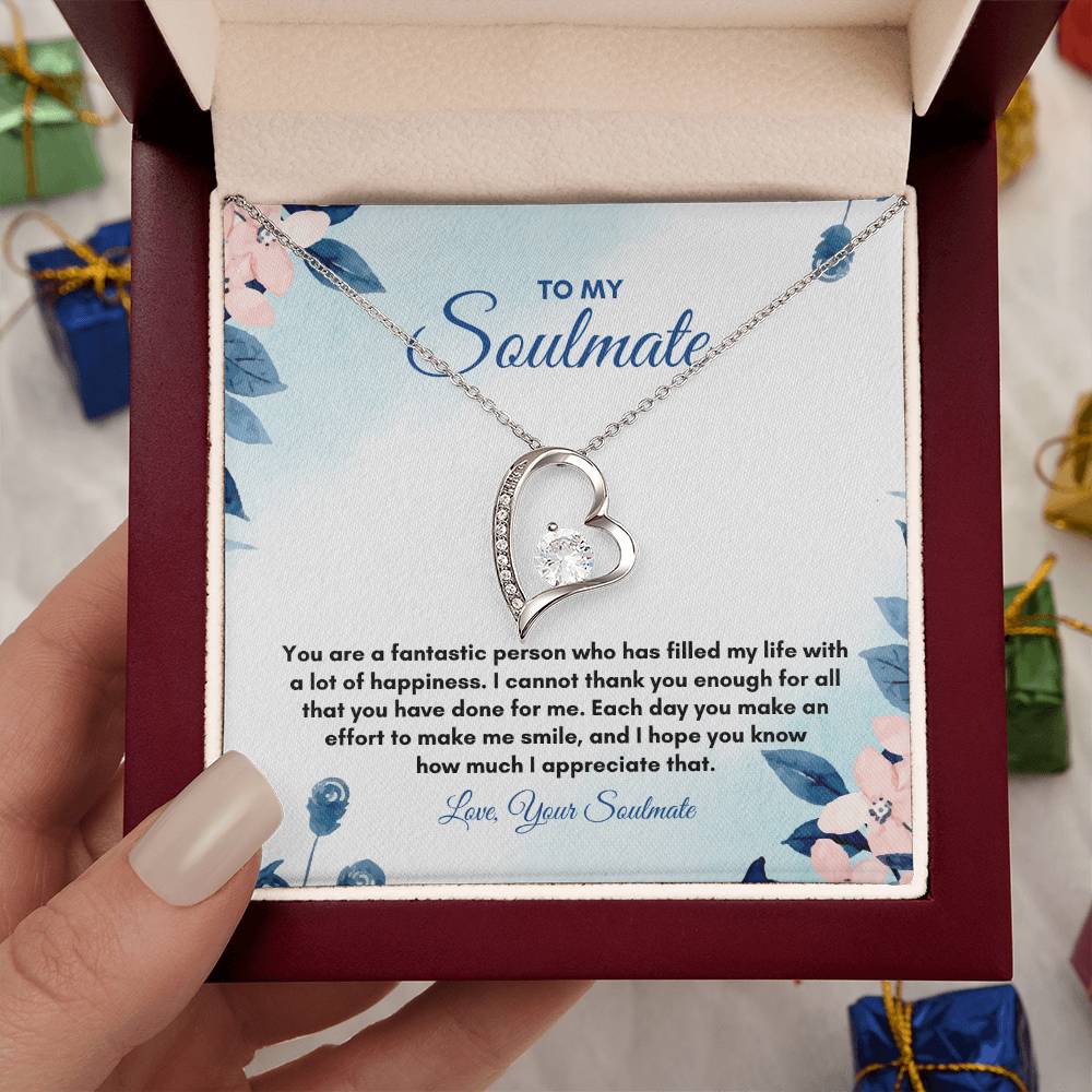 To My Soulmate | You Are A Fantastic | Forever Love Necklace