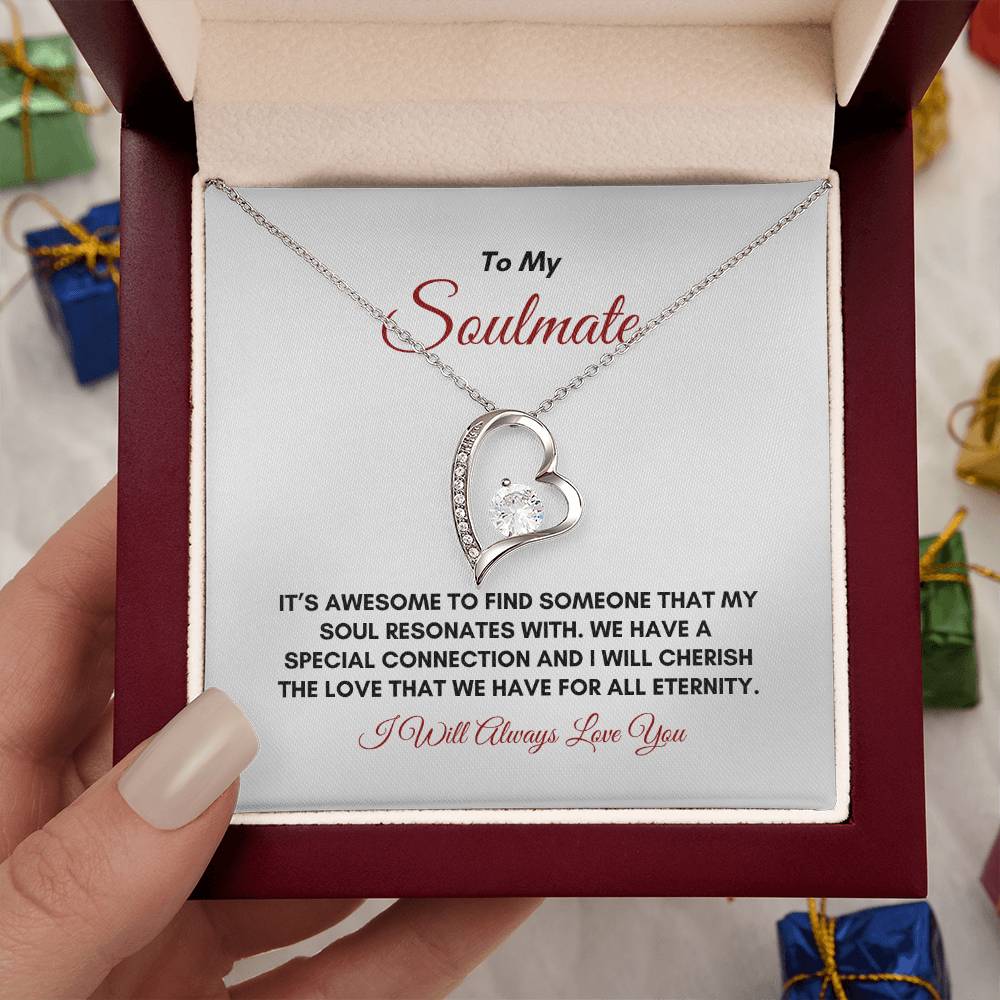 To My Soulmate | It's Awesome To Find | Forever Love Necklace
