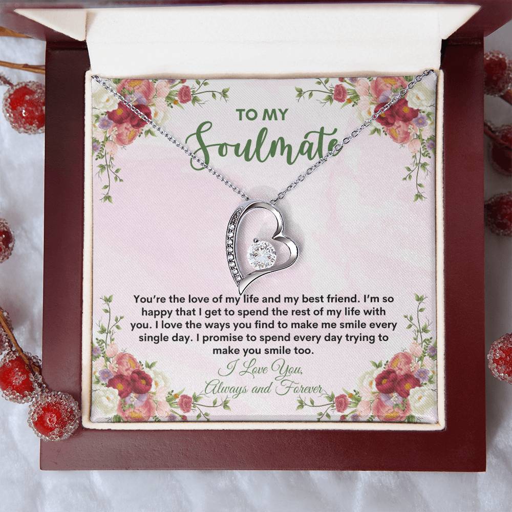 To My Soulmate | You're The Love | Forever Love Necklace