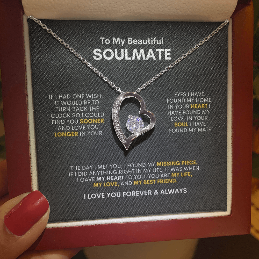To My Soulmate | If I Had One Wish | Forever Love Necklace