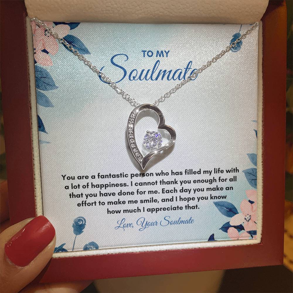 To My Soulmate | You Are A Fantastic | Forever Love Necklace