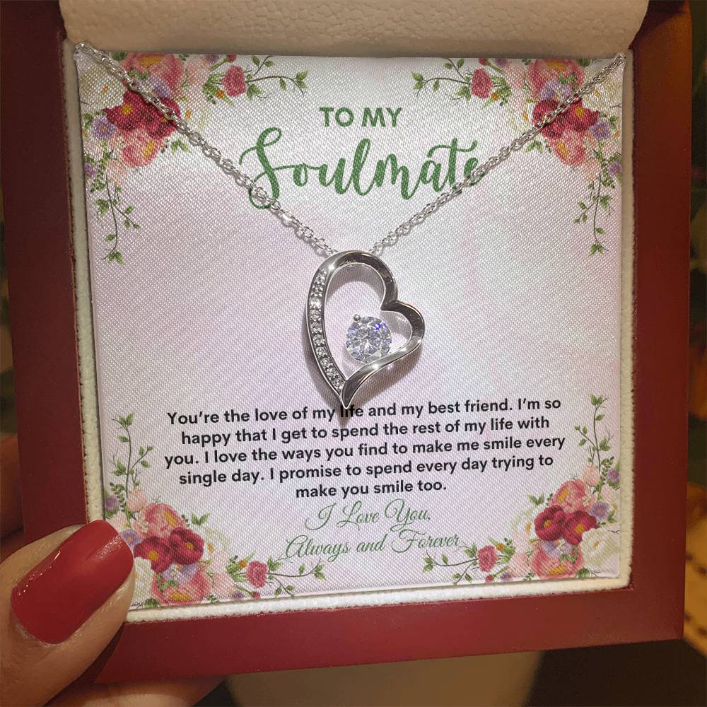 To My Soulmate | You're The Love | Forever Love Necklace