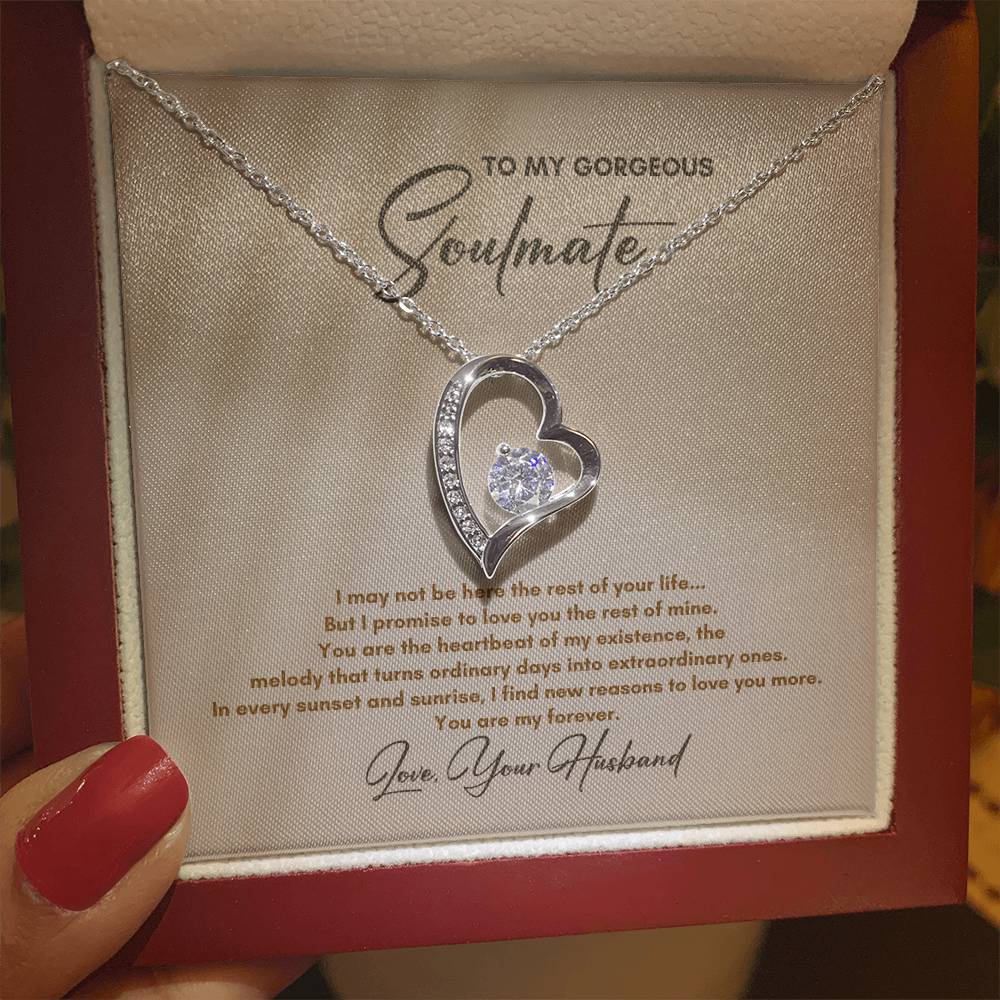 To My Soulmate | I May Not Be Here | Forever Love Necklace