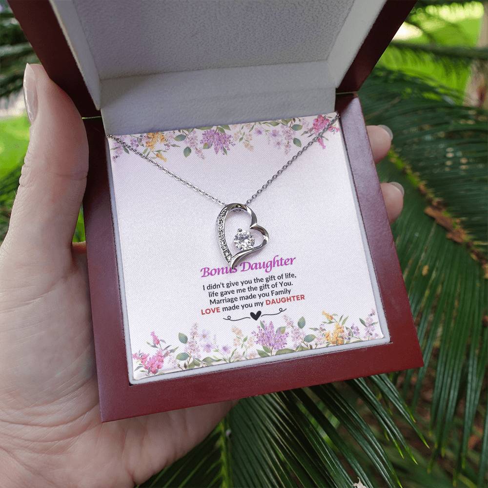 To My Daughter | I Didn't Give You The Gift Of Life | Forever Love Necklace