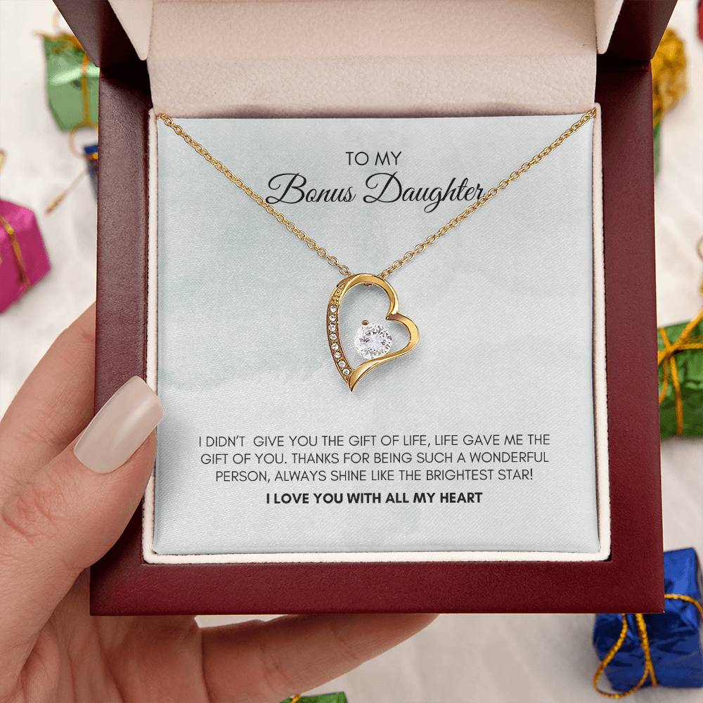 To My Daughter | I Didn't Give You The Gift Of Life | Forever Love Necklace