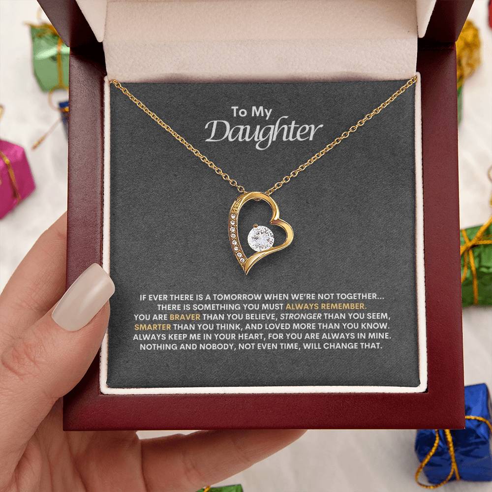 To My Daughter | If Ever there Is A Tomorrow When We're Not Together | Forever Love Necklace