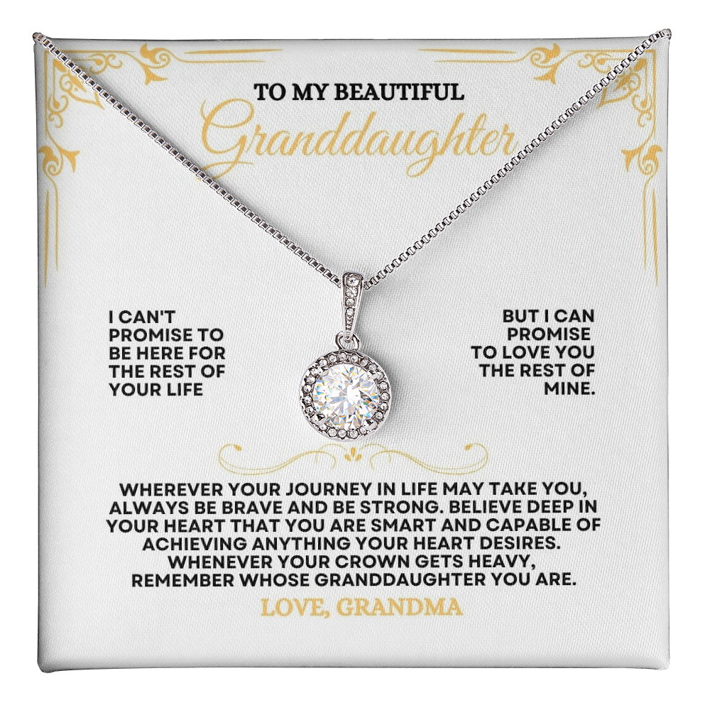To My Grand Daughter | Wherever Your Journey In Life May Take You | Eternal Hope Necklace
