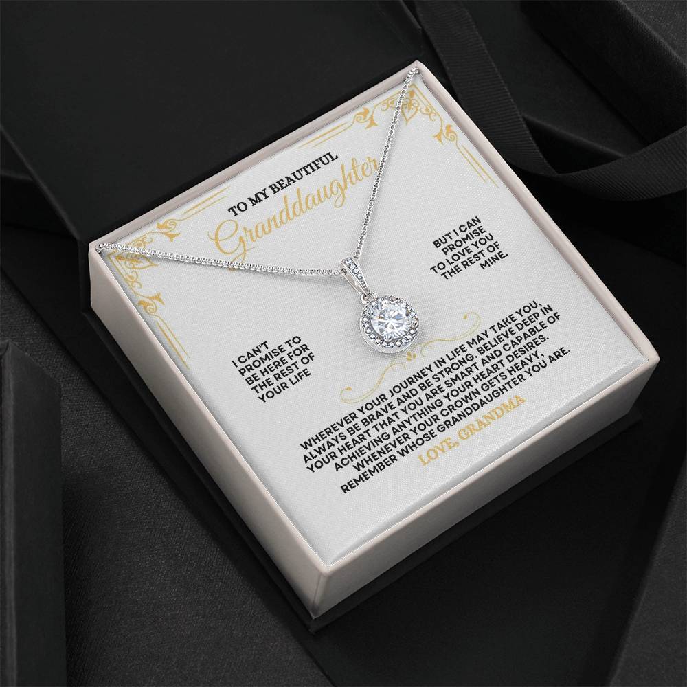 To My Grand Daughter | Wherever Your Journey In Life May Take You | Eternal Hope Necklace