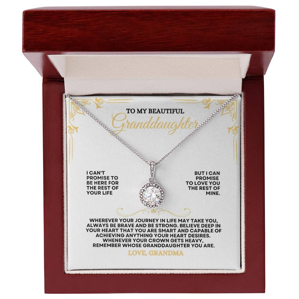 To My Grand Daughter | Wherever Your Journey In Life May Take You | Eternal Hope Necklace