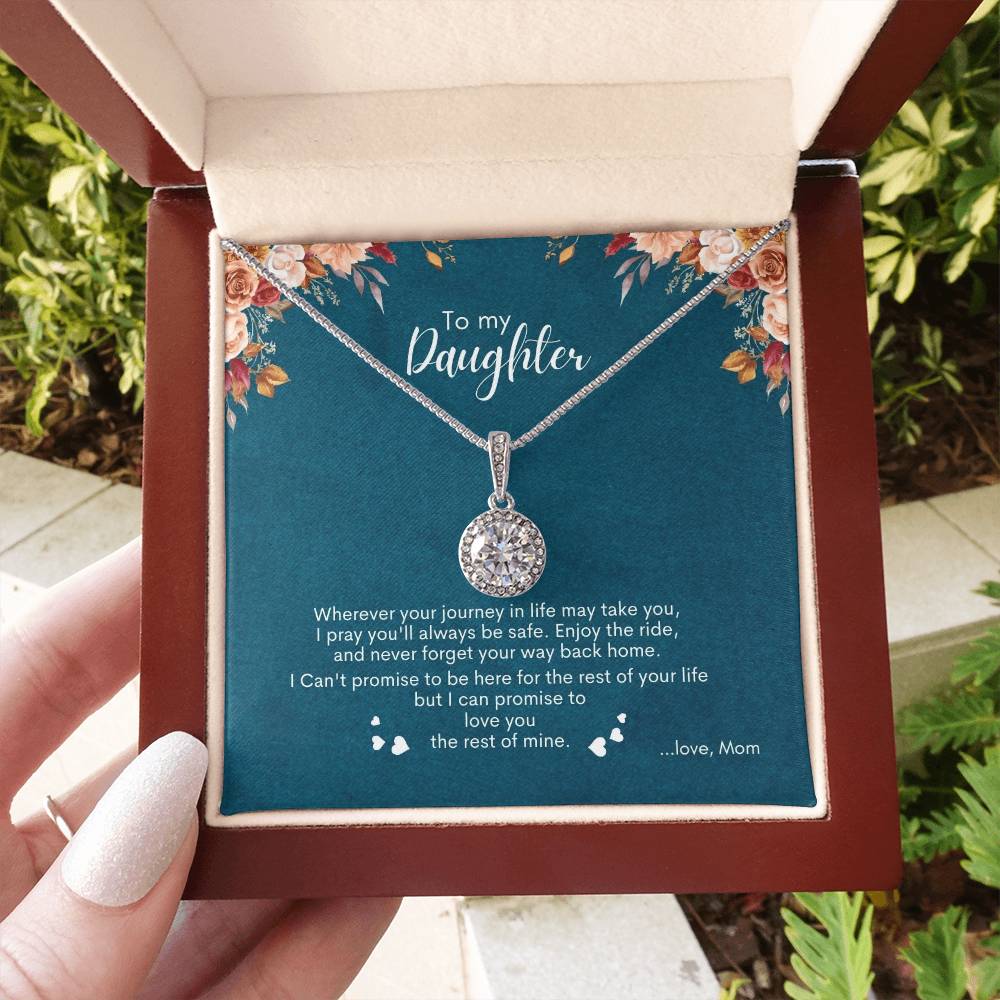 To My Daughter | Wherever You Journey In Life May Take You | Eternal Hope Necklace